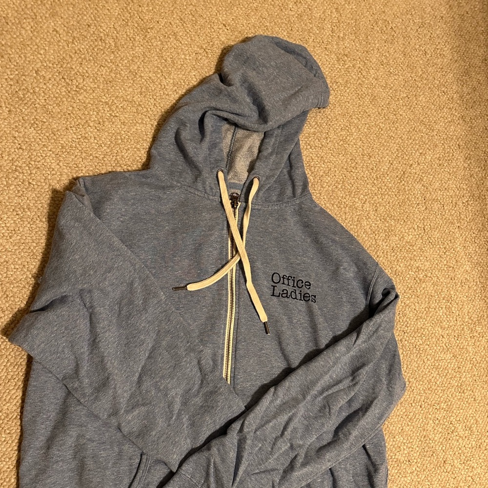 Office Ladies Podcast zipper up sweatshirt